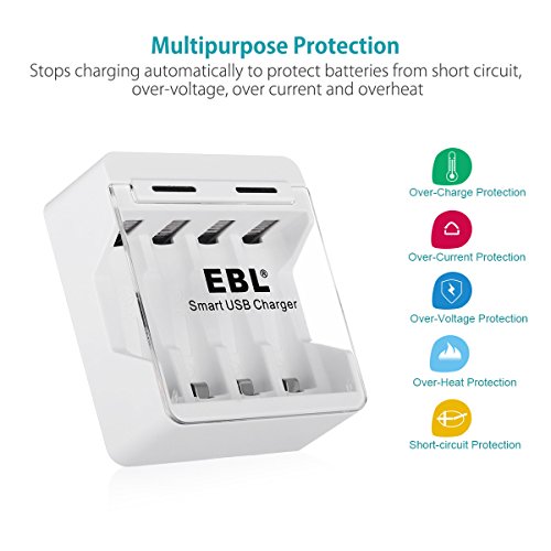 6 EBL+Smart+Battery+Charger+Rechargeable