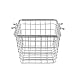 Spectrum Wire Baskets for Organizing, Small - Sturdy Steel Metal Basket Storage Organizer Bin with Handle - Open Wire Storage Baskets for Kitchen Pantry, Cabinets, Closet & Garage Shelves