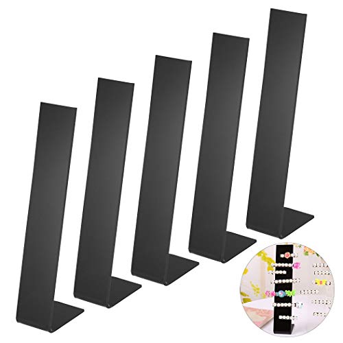 JUSTDOLIFE 5PCS Hair Clip Display Rack Acrylic Portable Hair Bow Display Stand - Thumbnail 5