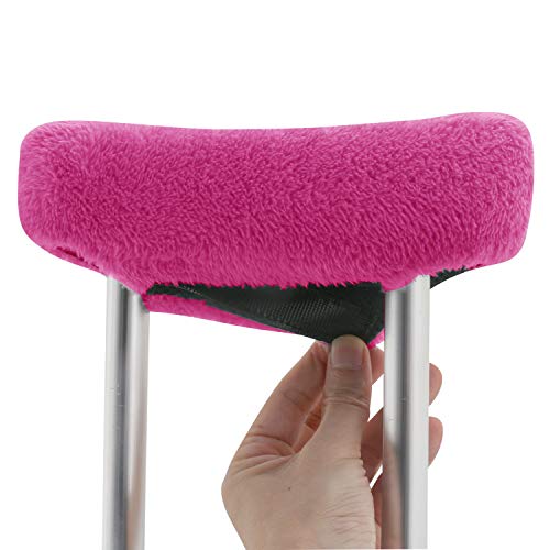 TOMMHANES AMISGUOER Crutch Pads Underarm Crutches Pads Crutch Hand Grip Covers Crutch Pads Washable OneSize (2 Armpit, 2 Hand Cushion) (CP10P) - Thumbnail 2
