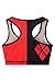 Cutiefox Women Relaxed Fit Cartoon Harley Quinn Print Sleeveless Crop Tank Top,Harley Quinn,US 2-4