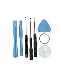 Reemplazo de pantalla de cristal Sunways Touch digitalizador para LG G3 Stylus D690n Lg D690 con dispositivo de apertura de dispositivo (Negro)