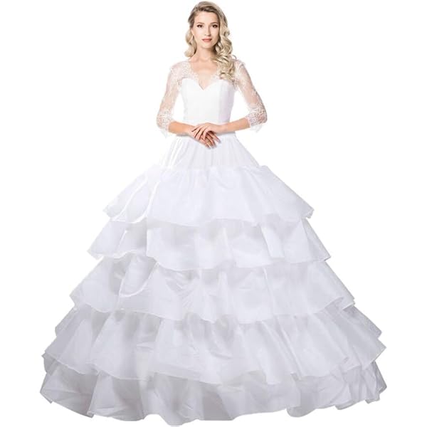 fitted lace wedding dress PSISABALL Petticoat Skirt for Women Under Dress 4 Hoop Under Skirt for  Wedding, Crinoline Underskirt for Women Bridal White at Amazon Women's  Clothing store