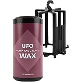 CeramicSpeed UFO Ultra Endurance Hot Melt Wax Chain Lubricant for Bicycles - Biodegradable &amp; Non-Toxic &ndash; Ultra Quiet Performance (UFO Ultra Endurance Wax 400g Starter Kit)