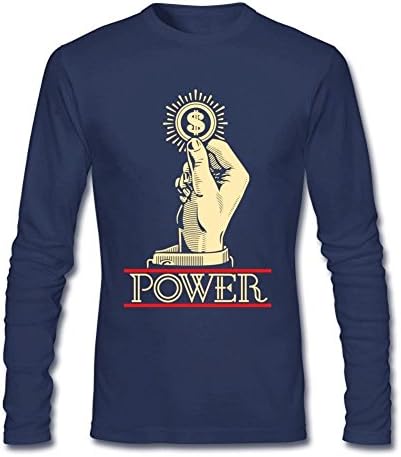 Newm Men's Obey Power Bidder Long Sleeve 100% Cotton T Shirt