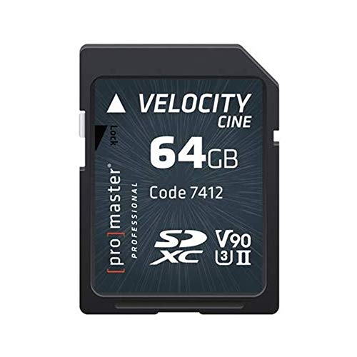 ProMaster SDXC 64GB Velocity CINE, Memory