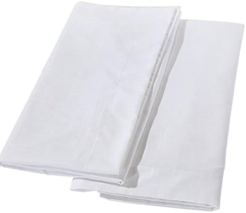 Tumei Hotel Luxury 2pc set of Pollow Caes - 1500 Thread Count Egyptian Quality Ultra Silky Soft - Brushed 1800 series Microfiber -Hypoallergenic -King Size White