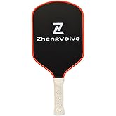 ZhengVolve Pickleball Paddle T300 Raw Carbon Fiber with 16mm PP Honeycomb Core, Elongated Anti-Slip Handle for Power, Spin, Control & Speed Pickleball Racket