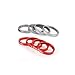 4pcs 5mm Bike Fork Washer Stem Spacers Aluminum Alloy Bicycle Headset Washer Raise Handlebarthumb 3