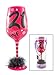 Top Shelf 21st Birthday Wine Glass with Charm - Novelty Gift Idea For Her