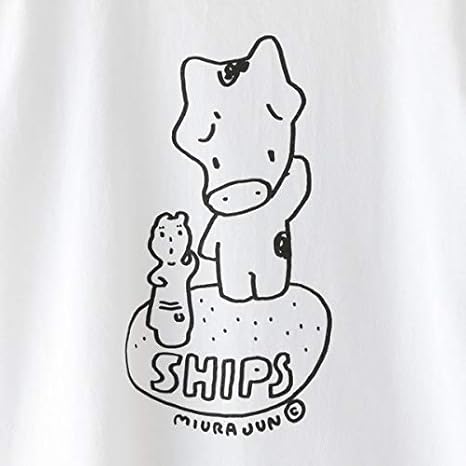 Amazon シップス キッズ Ships Kids Ships Kids みうらじゅん 安齋肇 コラボtee 100 140cm ガールズ 通販
