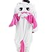 Wellbeing Unicorn Onesie Kids Animal Pajamas Costume Unisex Cosplay Sleepwear Nightwear Soft and Comfortable for Children (S, PINK)