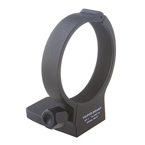 Neewer Black Metal Tripod Lens Collar Mount Ring with 1/4 Screw Mount