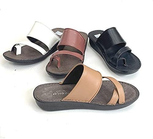 Amazon 日本製 本革 サンダル レディース 厚底 フラット トングサンダル サボサンダル フラットサンダル レザー コンフォートサンダル 3e 幅広 黒 ブラック 白 ホワイト ノーブランド品 ファッションサンダル