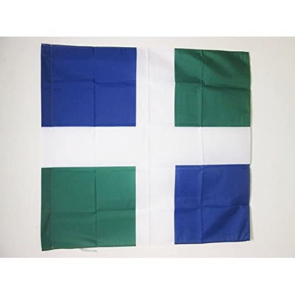 AZ FLAG French Empire Infantry Regiment La Marine 1635-1793 Flag 3' x 3' for a pole - Army of France flags 90 x 90 cm - Banner 3x3 ft with hole