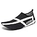 CIOR Men and Women Barefoot Skin Aqua Shoes Anti-Slip Multifunctional Water Shoes For Beach Pool Surf Yoga Exercise,SACT1706,Black,44.45