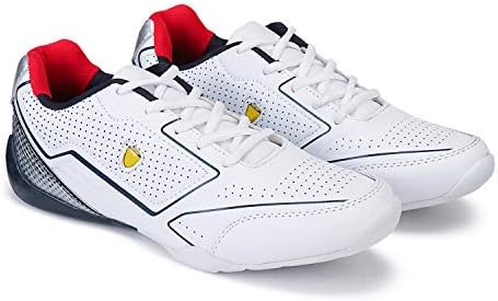 SWIGGY Training Shoes,Walking Shoes,Gym Shoes,Sports Shoes, Running Shoes for Men,Cricket Shoes,Hocket Shoes,Vollyboll Shoes, Comfortable for Men's/Boy's(White-3064)