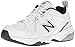 New Balance Men's MX608V4 Training Shoe,White/Navy,15 D US