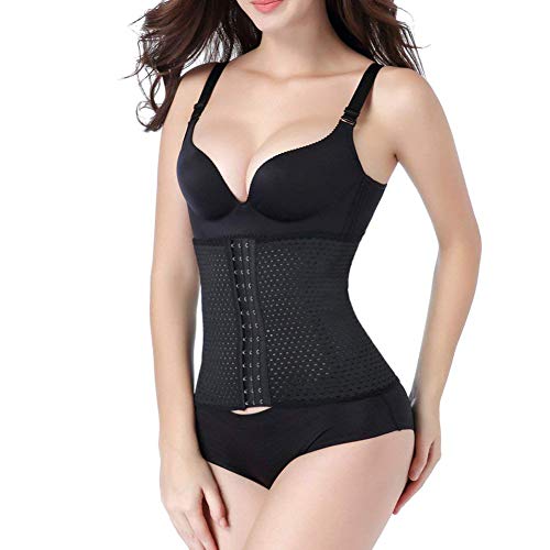 Women's Corset Waist Trainer Body Shaper for Weight Loss Waist Cincher Hourglass Trainer (Best Waist Cincher To Wear Under Clothes)