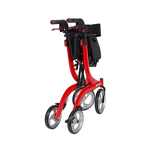 Drive Medical RTL10266T Nitro DLX Foldable Rollator Walker with Seat