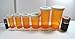 Plastic Prescription Vials/Bottles 50 Pack w/Caps Smallest 6 Dram Size-New