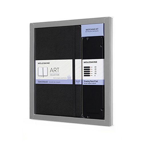 Moleskine Art Collection Sketching Kit Sketchbook Large + Drawing