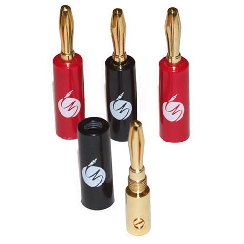 FISUAL Easy Fix Banana Plugs - 4 Pack