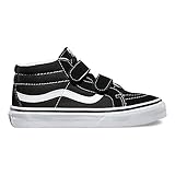Vans Shoes SK8-Mid Reissue Velcro Canvas Black True White Sneakers
