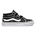 Vans Shoes SK8-Mid Reissue Velcro Canvas Black True White Sneakers