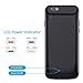 5000mAh Battery Case for iPhone 6S/6, Vproof Rechargeable External Battery Portable Power Charger Protective Charging Case for Apple iPhone 6,6S (4.7 Inch) (Black)