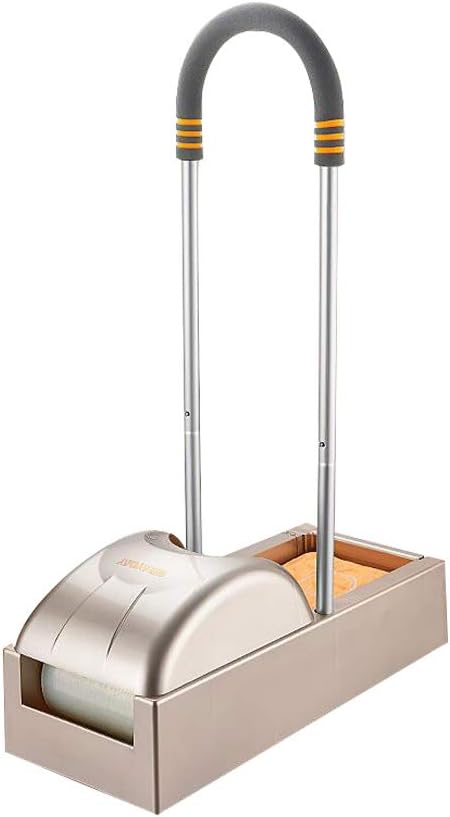 Automatic Shoe Cover Dispenser with Shoe Membrane Environmentally Friendly Materials Laboratory Home Shoe Cover Machine(Gold)