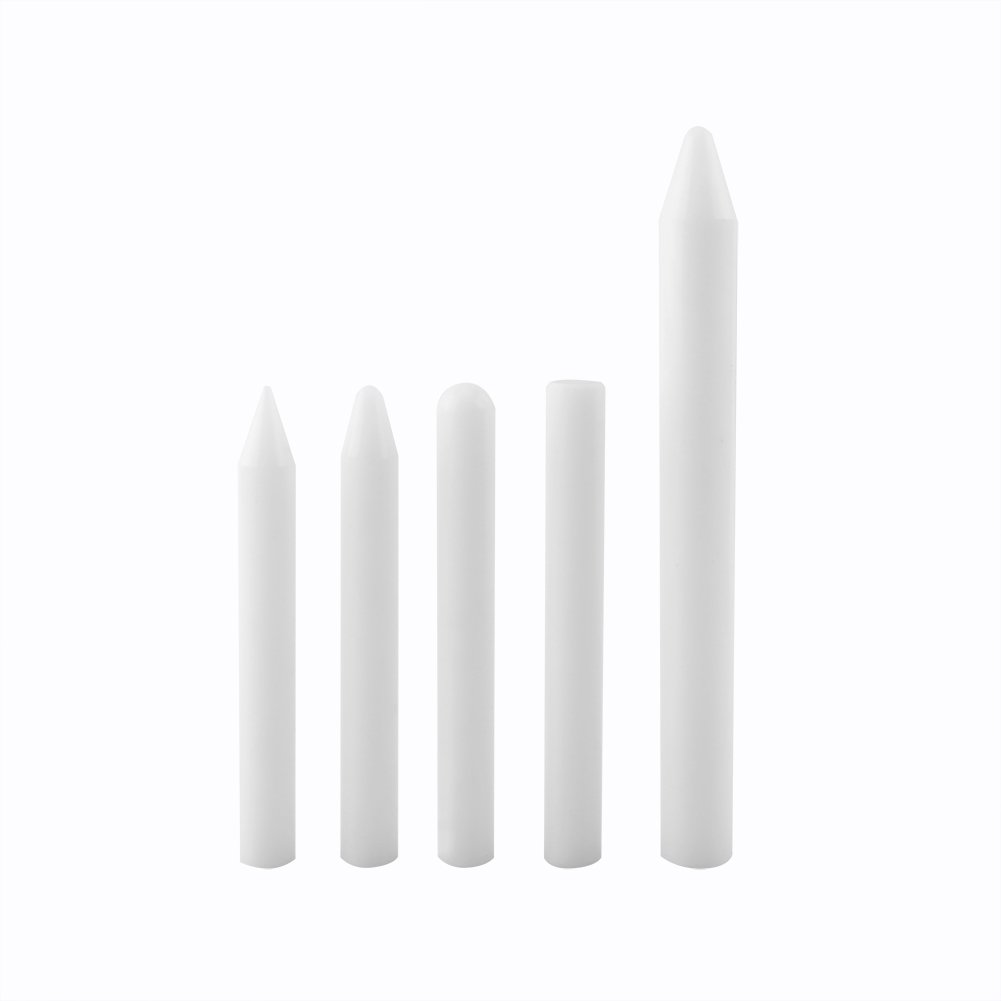 Car Dent Repair Kit, 5pcs PDR Hot Melt Glue Sticks without Paint for Body Dents (White)