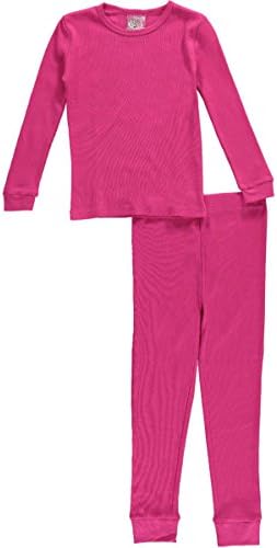 Ice2O Little Girls' 2-Piece Thermal Long Underwear Set - fuchsia, 4