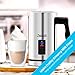 Zeppoli Milk Frother and Warmer - Automatic Milk Heater, Electric Milk Steamer and Milk Foamer | Great as a Latte Frother and Cappuccino Maker for Coffee and Hot Chocolate - Plus Silicone Scraper