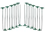 SE Heavy-Duty Metal Tent Pegs Stake Set (20-Pack) - 9NRC10-20
