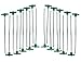 SE Heavy-Duty Metal Tent Pegs Stake Set (20-Pack) - 9NRC10-20 primary