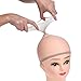 EBOOT 3 Pack Wig Caps Elastic Hair Mesh Net Open End (Beige)