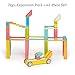 60 Piece Tegu Magnetic Wooden Block Expansion Pack Extra Large, Tints
