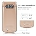 Galaxy S6 Edge Plus Battery Case,Accerzone External Power Bank 4200mAh Portable Slim Backup charging Case for Samsung Galaxy S6 Edge Plus(Not for S6 Edge) (Gold)