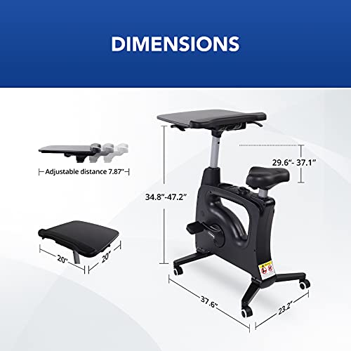 flexispot home office standing desk exercise bike