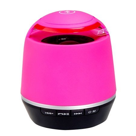 Pink Portable Bluetooth Speaker