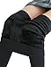 CHRLEISURE Women's Winter Warm Fleece Lined Leggings - Thick Velvet Tights Thermal Pants (Black, M/L)