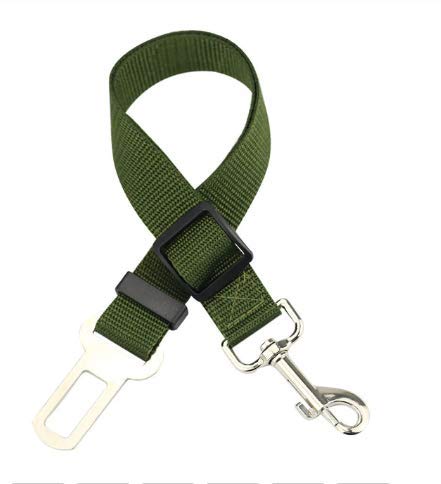 New G Line Adjustable Car Seat Belt Safety Strong Leash for Dogs (Green)