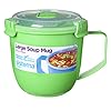 Sistema-Large-Soup-Mug-to-Go-900-ml-Assorted-Colours Sistema Microwave Soup Mug, Large | 900 ml Microwave Food Container with Steam-Release Vent | BPA-Free | Assorted…