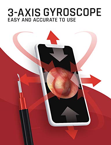 1 Endoscope+Gyroscope+Temperature+Compatible+Smartphone