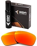 Polarized Ikon Iridium Replacement Lenses for Oakley Holbrook Sunglasses - Fire Orange Mirror