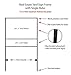 ( 5pack ) Slide-in Real Estate Yard Sign Metal Frame with Single Rider ( 2 Section ) - 24