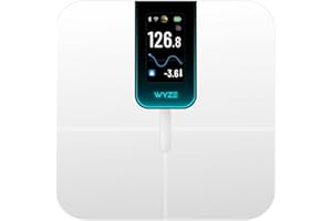 WYZE SCALE Smart Scale Ultra with 4.3" Color Display, FSA HSA Eligible, Digital Scale for Body Weight BMI Muscle Mass, Heart Rate Monitor, Wi-Fi & Bluetooth Weight Scale with Baby/Pet/Luggage Mode