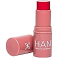 HAN Skincare Cosmetics Vegan, Cruelty-Free, 3-in-1 Multistick for Cheeks, Lips, Eyes, Cherry Cosmos | Large