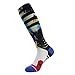 J'colour Mens Dri Fit Knee High Compression Basketball Soccer Socks 1,2,6 Pairs